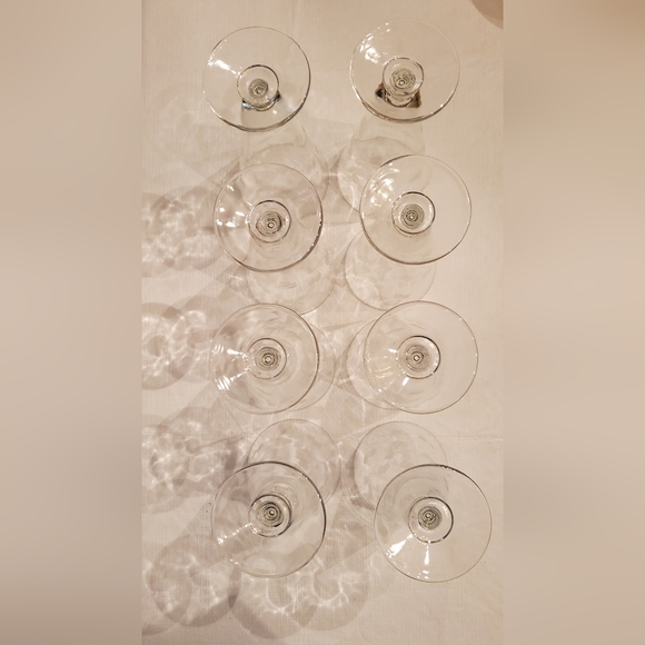 CUBIST MID CENTURY MODERN PILSNER ETCHED SQUARES - Picture 3 of 5